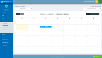 eFaktura, Zakazivanje, Kalendar, Termini, Ordinacije, Crna Gora